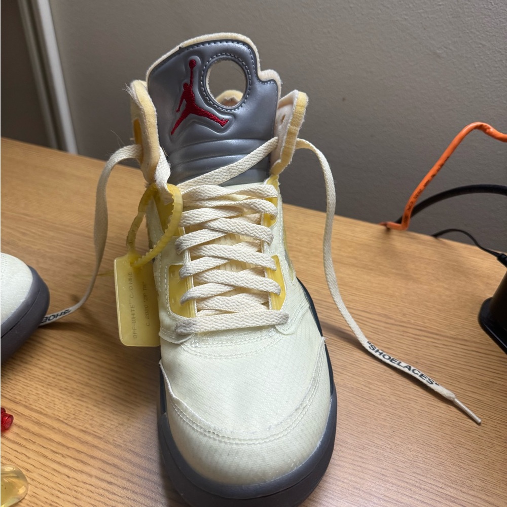 Off White Jordan 5s SP Sail